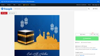 
                            9. Abstract eid al adha mubarak card Vector | Free Download