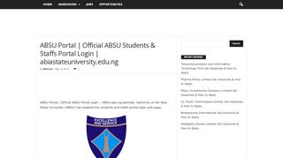 
                            10. ABSU Portal | Official ABSU Students & Staffs Portal Login ...