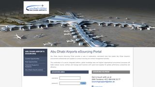 
                            3. Abu Dhabi Airports eSourcing Portal