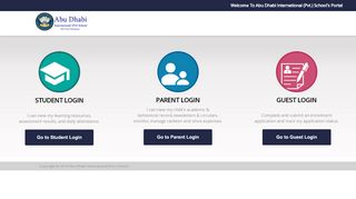 
                            4. Abu Dhabi International (Pvt.) School Login Page