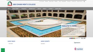 
                            2. Abu Dhabi Men's College: Home