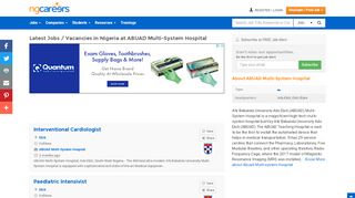 
                            4. ABUAD Multi-System Hospital Jobs and Vacancies in Nigeria August ...