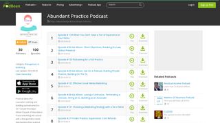 
                            8. Abundant Practice Podcast | Free Listening on Podbean App