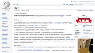 
                            6. ABUS - Wikipedia