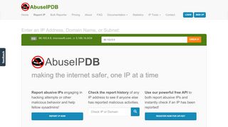 
                            9. AbuseIPDB - IP address abuse reports - Making the …