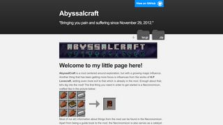 
                            8. Abyssalcraft