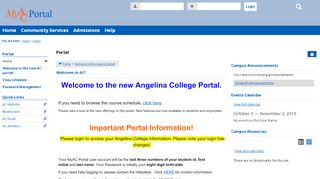 
                            4. AC Portal - Angelina College