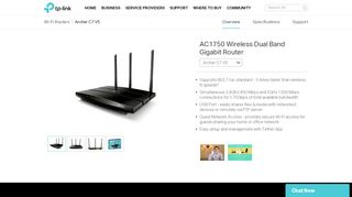 
                            6. AC1750 Wireless Dual Band Gigabit Router - tp-link.com