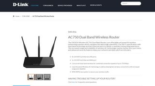 
                            6. AC750 Dual Band Wireless Router - d-link.co.za