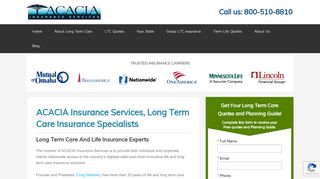 
                            3. ACACIA Insurance Services - Long Term Care Insurance