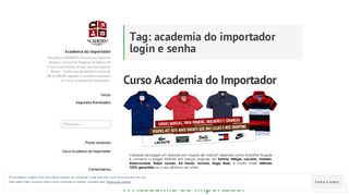 
                            4. academia do importador login e senha – Academia …