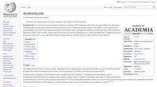 
                            7. Academia.edu - Wikipedia