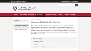 
                            6. Academic Advising in the First Year | First-Year Experience Office