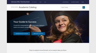 
                            5. Academic Catalog | American Public University System