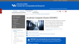
                            7. Academic Compute Cluster (UB-HPC) - Center for Computational ...