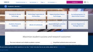 
                            5. Academic Libraries - ebsco.com