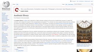 
                            9. Academic library - Wikipedia