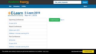 
                            1. academicexperts.org - E-Learn 2019