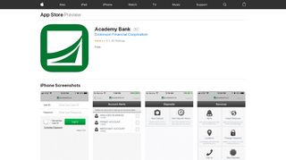 
                            9. ‎Academy Bank on the App Store - apps.apple.com