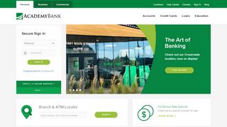 
                            2. Academy Bank - Personal Banking