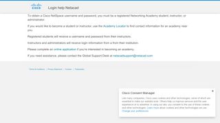 
                            7. Academy Connection Login - Cisco