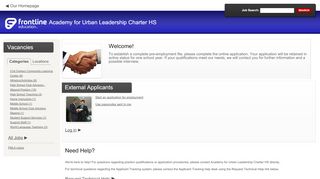 
                            4. Academy for Urban Leadership Charter HS - Frontline Recruitment