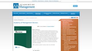 
                            4. Academy of Management Review (AMR)