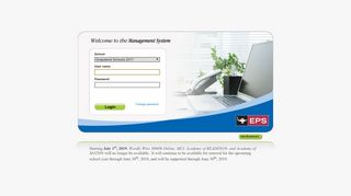 
                            1. Academy of Reading - EPS - Management System Login