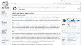 
                            5. Academy Sports + Outdoors - Wikipedia