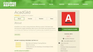 
                            2. AcadGild Reviews | Course Report