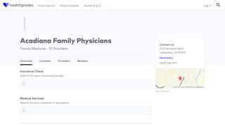 
                            4. Acadiana Family Physicians, Lafayette, LA - Healthgrades