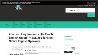 
                            9. Acadsoc Requirements (To Teach English Online) - ESL Job ...