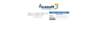 
                            1. AcaSoft - Gestión Académica