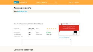 
                            9. Acatestprep.com: ACA Test Prep | Brainbuffet Elite ...