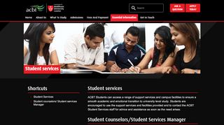 
                            5. ACBT - Student Services