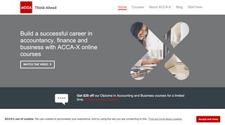 
                            6. ACCA-X online courses in accounting, business and finance