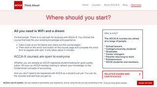 
                            11. ACCA-X - Start here - Home | ACCA Global