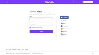 
                            3. Accedi a Badoo