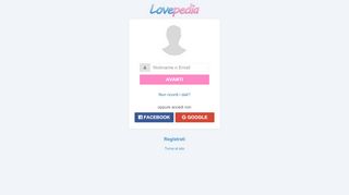 
                            1. Accedi a Lovepedia