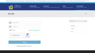 
                            3. Accedi | Opportunità Adisu Puglia