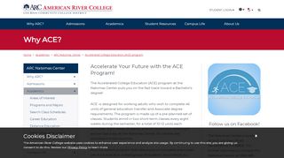 
                            6. Accelerated College Education (ACE)