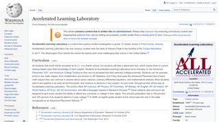 
                            3. Accelerated Learning Laboratory - Wikipedia