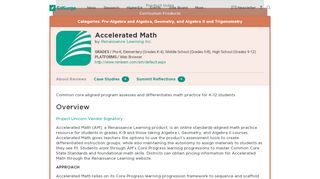 
                            6. Accelerated Math | Product Reviews | EdSurge