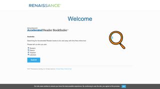 
                            9. Accelerated Reader Bookfinder AU - Welcome