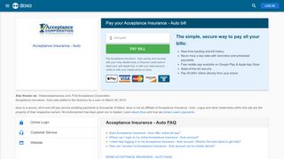 
                            3. Acceptance Insurance - Auto | Pay Your Bill Online | doxo.com