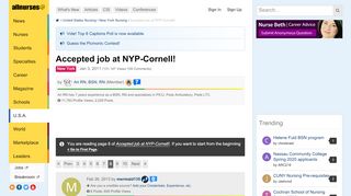 
                            5. Accepted job at NYP-Cornell! - Page 8 - New York Nursing - allnurses