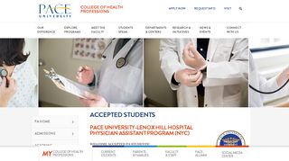 
                            2. Accepted Students | COLLEGE OF HEALTH PROFESSIONS