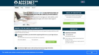 
                            6. AccesNet.info, management of your secure payments