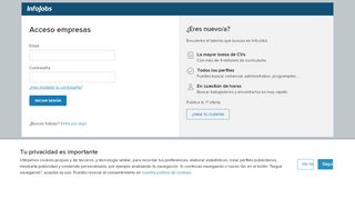 
                            7. Acceso a servicios de selección de personal ... - InfoJobs