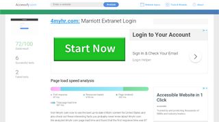 
                            9. Access 4myhr.com. Marriott Extranet Login